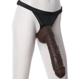 Doc Johnson Vaculock  Hung  Made Of R5 Pvc  12 Inch Dildo With Massive 85 Inches Of Girth  Fmachine And Harness Compatib
