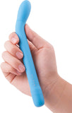 B Swish Bgee Curved Vibrator, Aqua, 7''