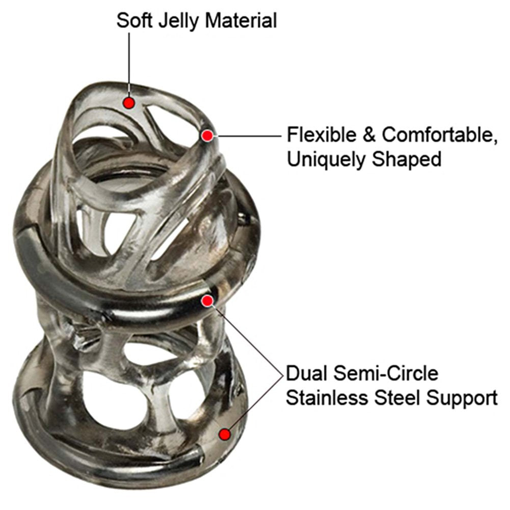 Support Plus Passion Cage 3 Inch - Smoke