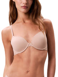 Calvin Klein Perfectly Fit Lightly Lined T-Shirt Bra with Memory Touch, Bare, 34C