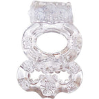 Macho Double Ring, Clear