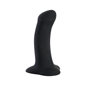 Fun Factory Adult Toys  Amor Suction Cup Dildo  Strap On Adult Sex Toy  Dildo for Women  Men  and Couples Amor Black