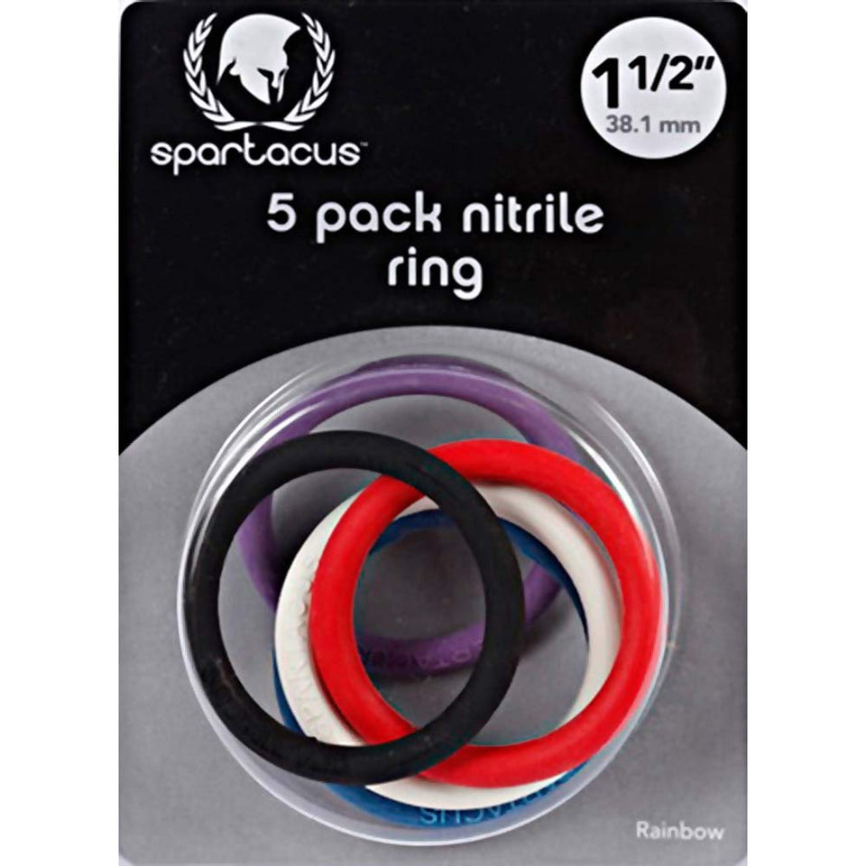 Nitrile C-Ring 1.5In. (5) (Rainbow)