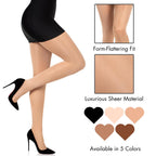 Leg Avenue Womens Plus Size Sheer Pantyhose Hosiery, Nude, 1X Us