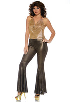 Leg Avenue 2Pc. Disco Diva, Includes Back Gold Color