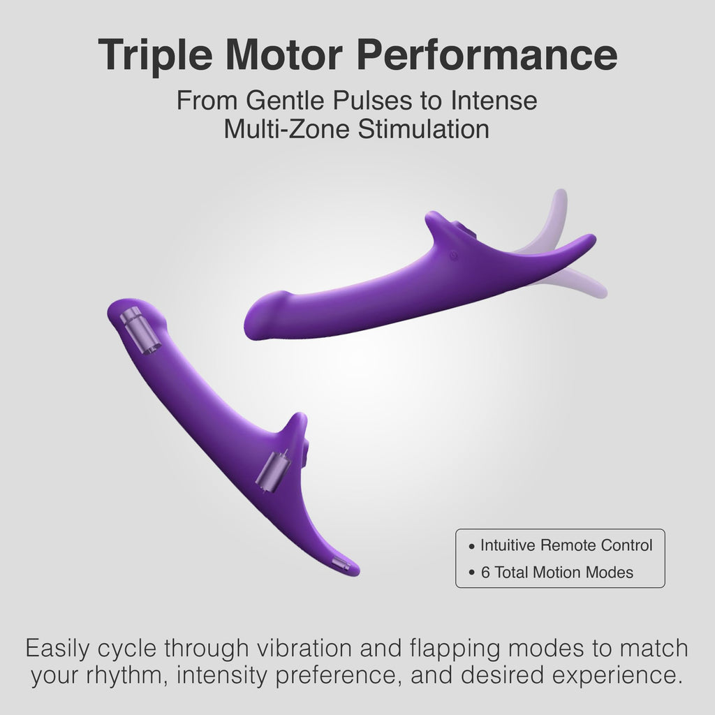 Strap-On-Me Multi Orgasm Dildo Medium Pu