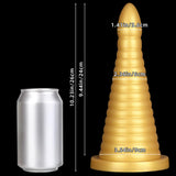 Huge Thick Anal Plug, Liquid Silicone Large Butt Plug, Ultra Soft Anal Dildo for Deep Stimulation, Vaginal Massage Prostate Anal