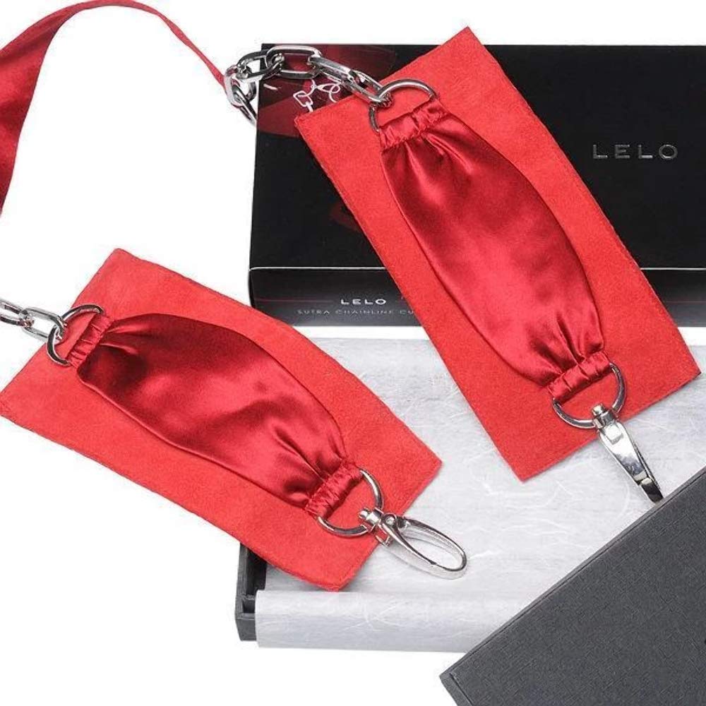 Lelo Sutra Chain Link Cuffs, Purple
