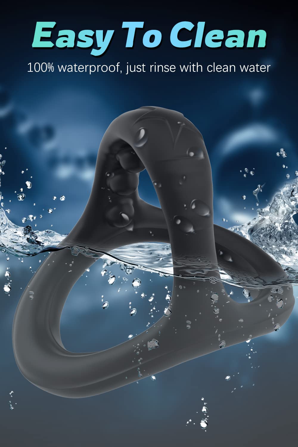 Canrok Silicone Cock/Penis Rings Set with 7 Different Sizes for Erection Enhancing, Long Lasting Stronger Strechy Adult Sex Toys