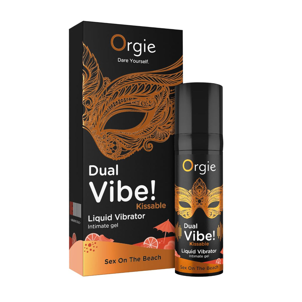 Orgie Dual Vibe! Intimate Arousal Gel-Sex On The Beach
