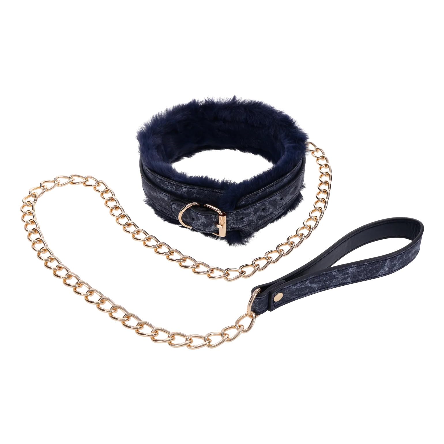 Ss S&M Cougar Fur Collar & Leash