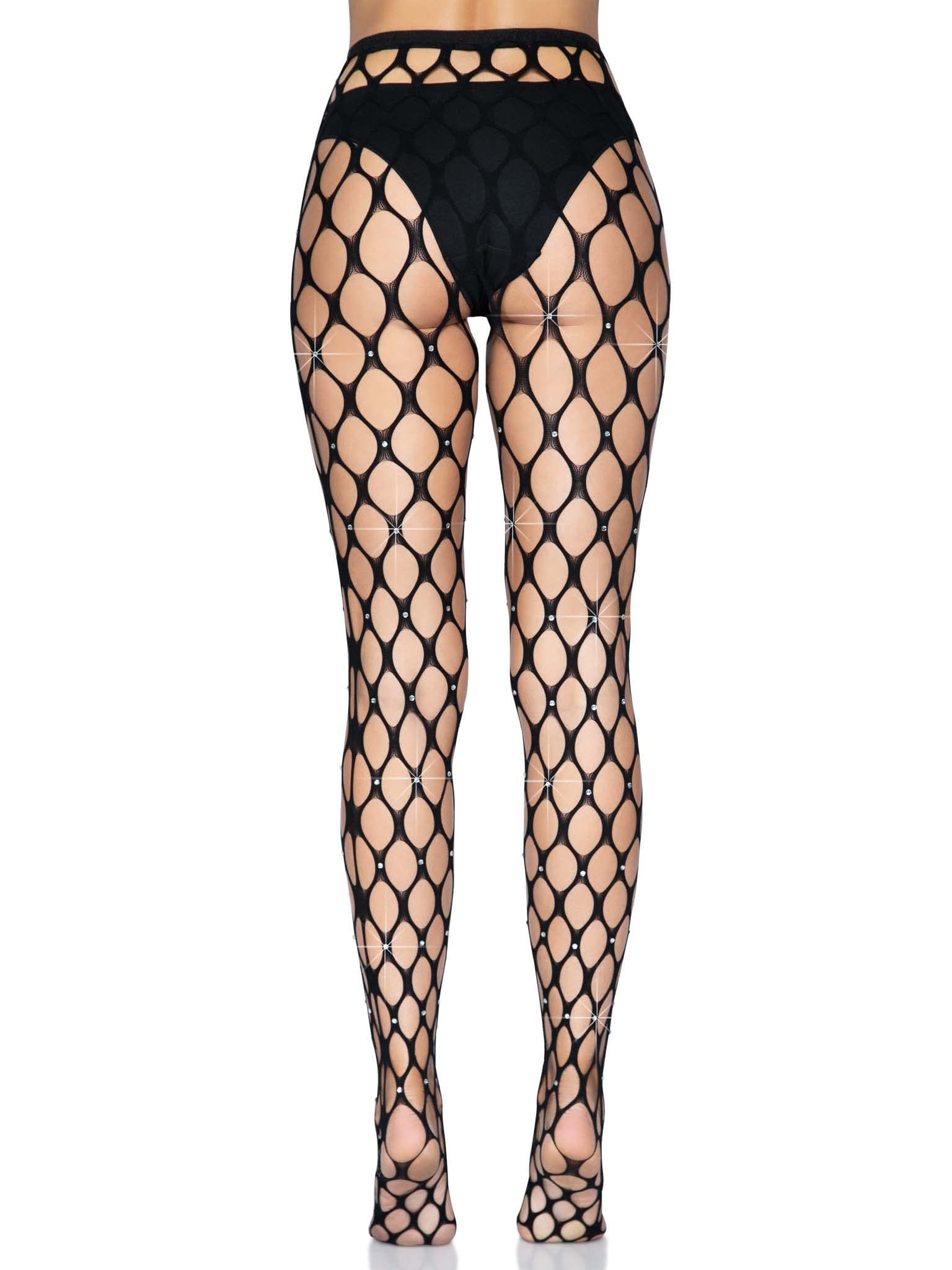 Rhinestone Jumbo Pothole Net T