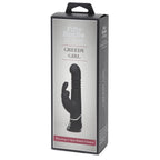 Fifty Shades Of Grey Greedy Girl Thrusting Rabbit Vibrator - 4.5 Inch Silicone Thrusting Vibrator For Women - Dual Stimulation A