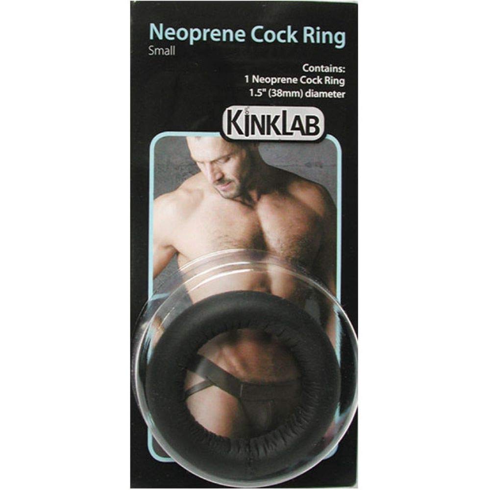 Kinklab Neoprene Cock Ring, Small/Thick