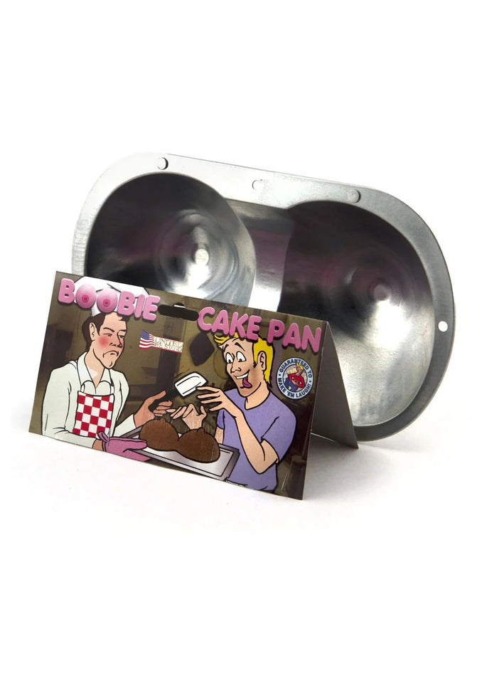 Pipedream Boobie Cake Pan, Silver
