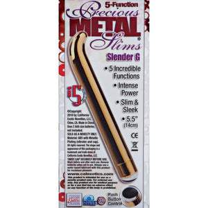 5-Function Precious Metal Slims - Slender G'S, Gold