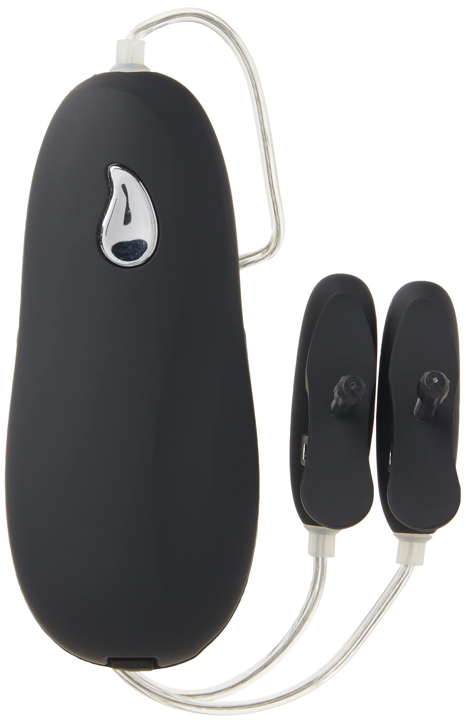 California Exotic Novelties Nipple Play Advanced Vibrating Heated Nipple Teasers, Black