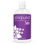 Sliquid Silk Intimate Lubricant - Silicone & Water-Based Lube Blend for Women/Men/Couples, Hypoallergenic Lube, Hybrid Silicone