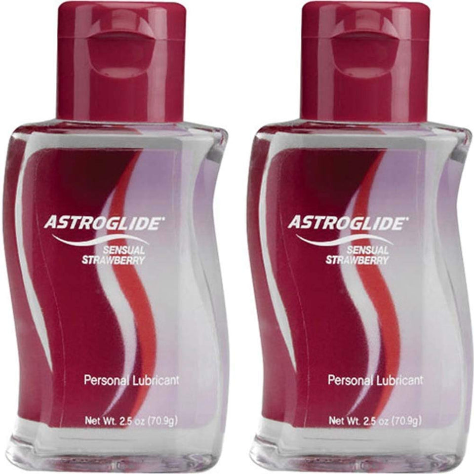 Astroglide Personal Lubricant Sensual Strawberry 2.5 Oz (Pack Of 2)