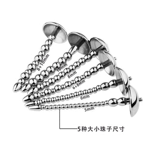 Stainless Steel Urethra Dilator Sex Toy for Men Cock Ring Masturbation Rod Expansion Sexual Pleasure for Men Male Beaded Urethra
