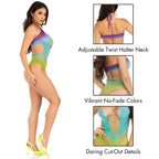 Seamless Ombre Halter Bodysuit.
