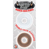 Nasstoys Mack Tuff Ribbed Cock Rings Clearsmoke