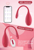 Bullet Dildo Vibrator Rose Sex Toy, Vibrators with Video App Remote Control, 9 Music Modes, Silicone Waterproof Magnetic Chargin
