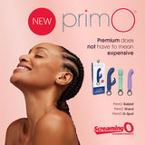 Screaming O Primo Rabbit - G Spot Rabbit Vibrator, Rechargeable Vibrating Dildo for Women, G Spot Vibrator Sex Toy - Clitoris G-