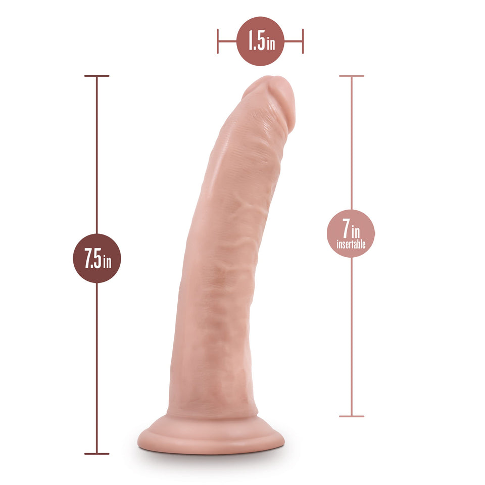 Dr. Skin Plus 7In Posable Dildo Vanilla