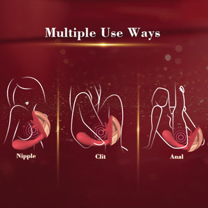 G Spot Vibrator with Tongue Licking Clitoral Stimulator, Women Adult Sex Toys, Flexible Female Clitoris Vibrators with 10 Lickin