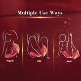 G Spot Vibrator with Tongue Licking Clitoral Stimulator, Women Adult Sex Toys, Flexible Female Clitoris Vibrators with 10 Lickin