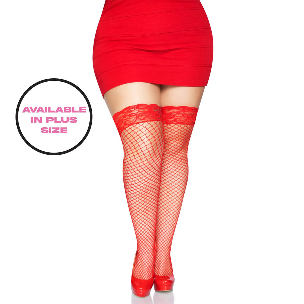 Spandex Industrial Net Thigh H - 1X-2X / Red