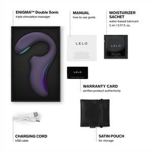 Lelo Enigma Double Sonic-Cyber Purple