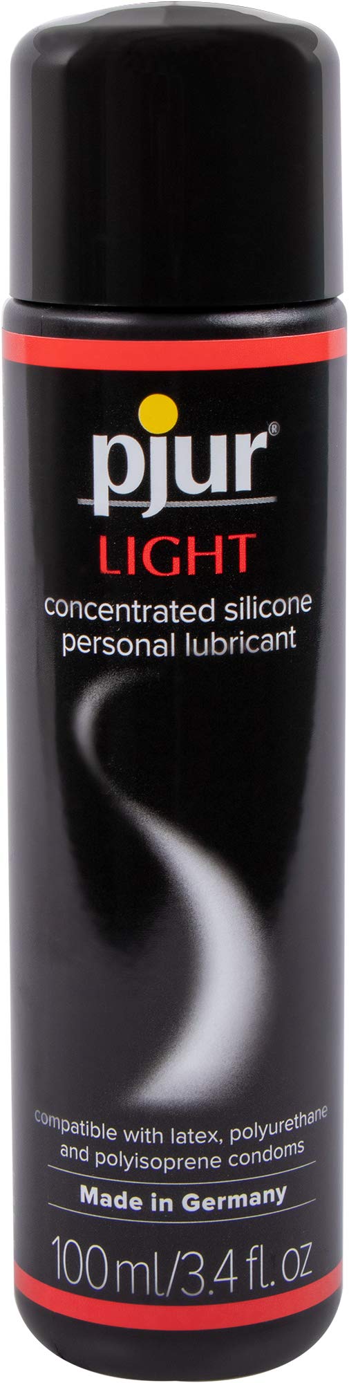 Pjur Light Concentrated Silicone Personal Lubricant Less Viscous Formula for More Skin-to-Skin Contact Lube for Sex & Massage |