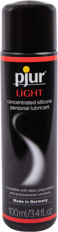 Pjur Light Concentrated Silicone Personal Lubricant Less Viscous Formula for More Skin-to-Skin Contact Lube for Sex & Massage |