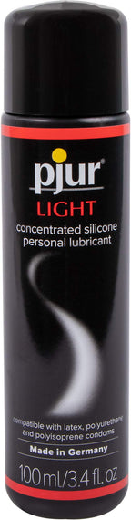 Pjur Light Concentrated Silicone Personal Lubricant Less Viscous Formula for More Skin-to-Skin Contact Lube for Sex & Massage |
