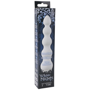 White Nights 7In Ribbed Vibrator