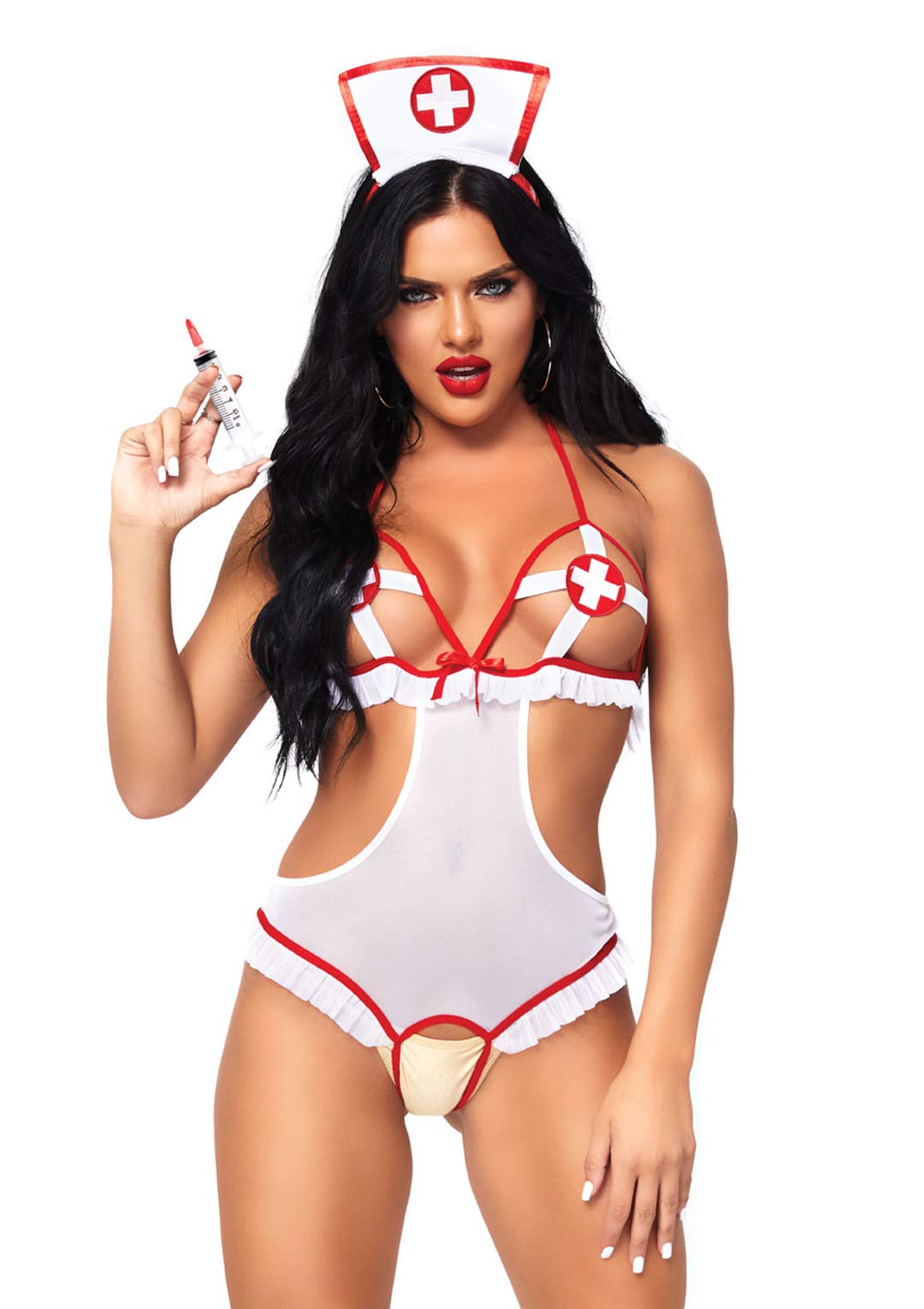 2 PC Naughty Nurse, includes c