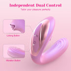 Tracy's Dog Clitoral Licking G Spot Vibrator, Remote Control Adult Toys for Women Couple Play, Vibrating Sex Toy for Double Stim