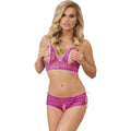 (D) PEEK A BOO & SPLIT BACK SH PINK LARGE