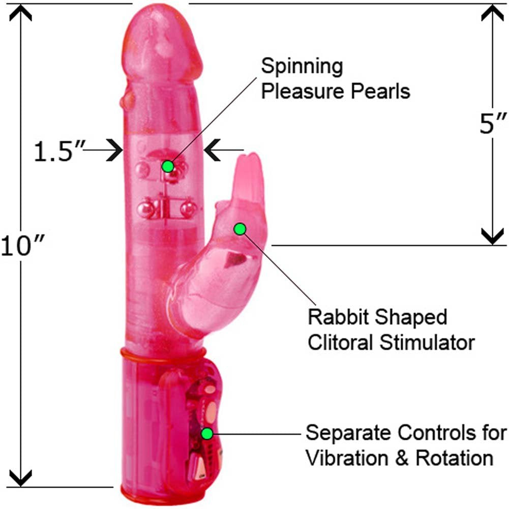 Pipedream Fantasy 4 Rabbit, Pink