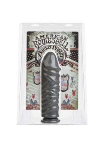 Doc Johnson American Bombshell - Bunker Buster - Dildo Or Butt Plug With Suction Cup - Gunmetal Grey