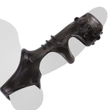 Reusable Penis Sleeve with Testicle Ring Covered by Granules, Flexible Condom Male Cock Extender Enlarger G-Spot Stimulation Sex