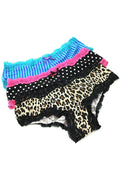 (D) 3 Pack Boy Short Print Assorted Medium