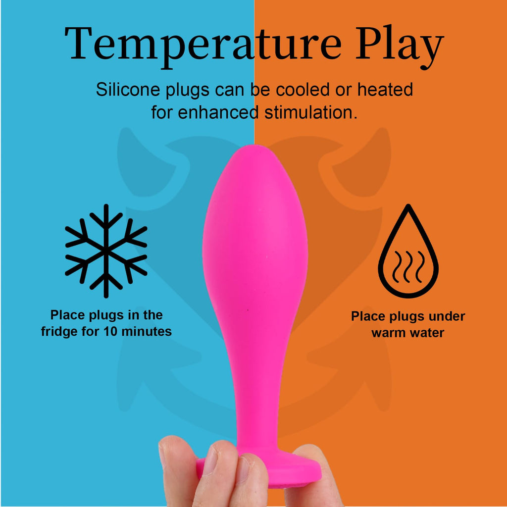 Anal Plug Anal Sex Toys,3pcs Butt Plug Jeweled Anal Plugs Silicone Anal Toys Anal Training Kit Adult Sex Toys Games Butt Plug,Pe