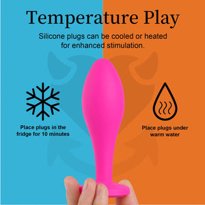 Anal Plug Anal Sex Toys,3pcs Butt Plug Jeweled Anal Plugs Silicone Anal Toys Anal Training Kit Adult Sex Toys Games Butt Plug,Pe