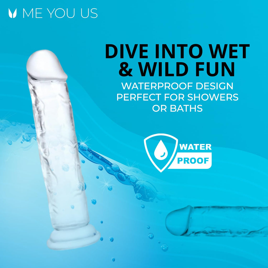 Me You Us Ultracock Clear Jelly 8.5In
