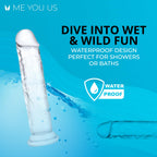Me You Us Ultracock Clear Jelly 8.5In