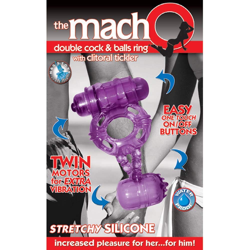 Macho Double Cock And Balls Ring