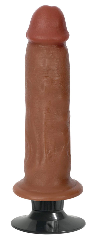 Jock Bareskin 7In Vibrating Latte Dildo